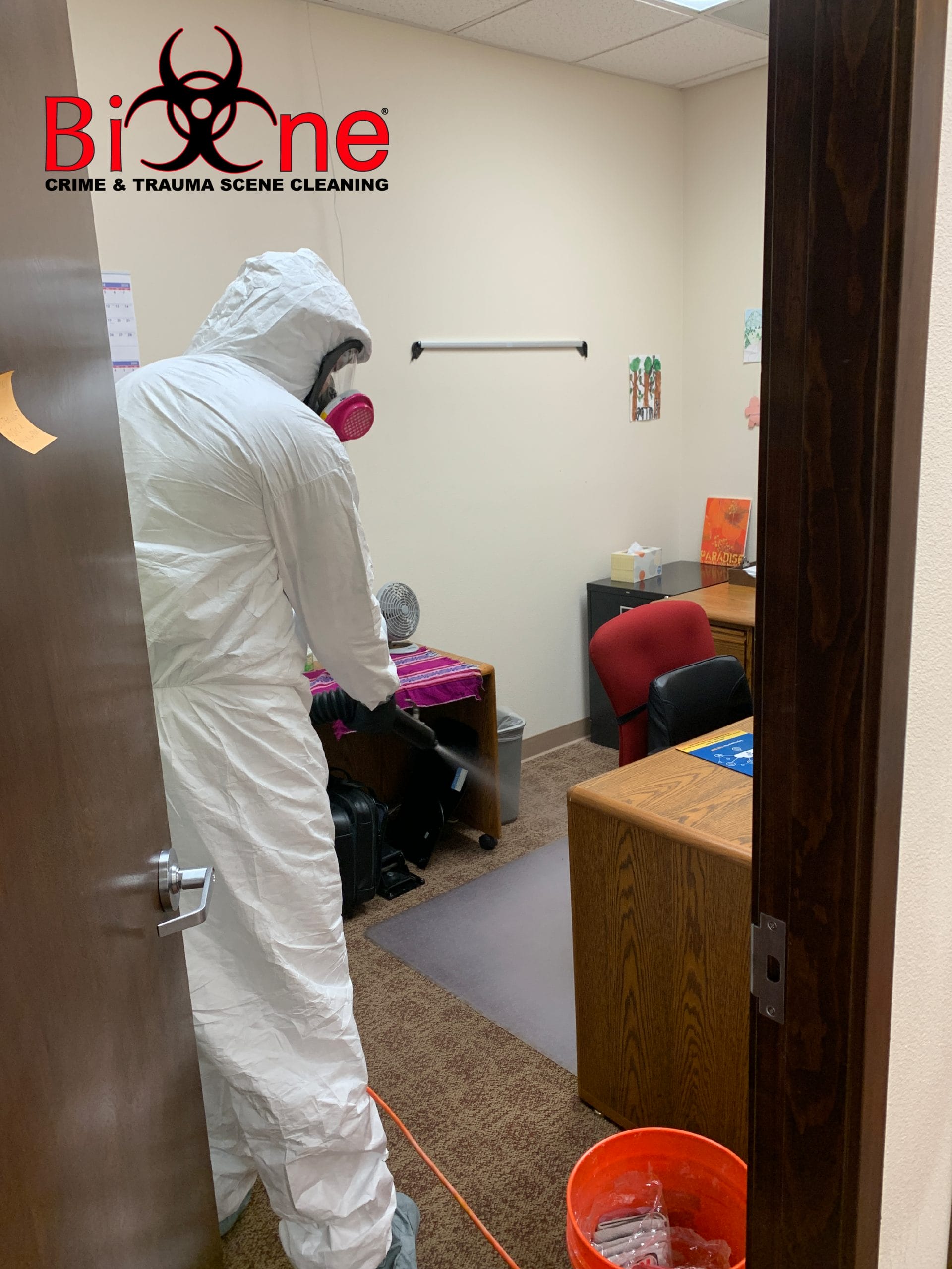 Bio-One of Orange works for residential and commercial properties to thoroughly clean and disinfect areas that may have been contaminated with the COVID-19 virus.