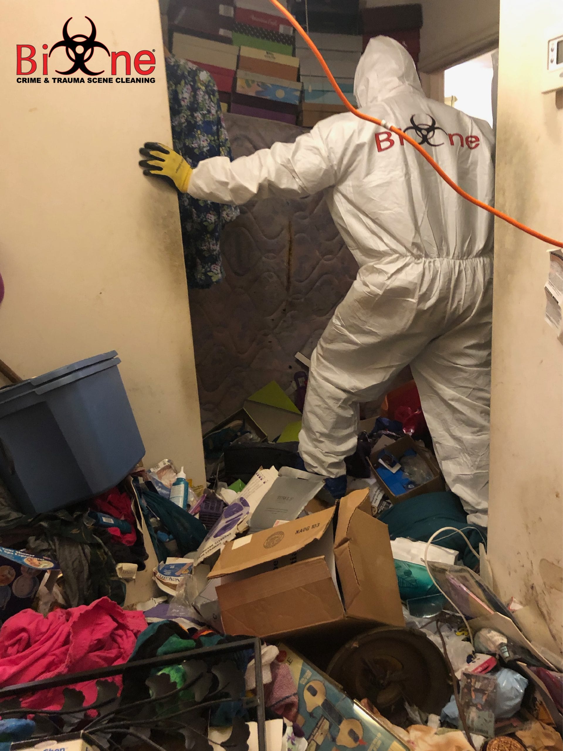 Bio-One of Orange's certified technicians can help you or your loved ones if they're struggling with hoarding disorder. We can take care of removing clutter and hazardous materials that may pose health and safety threats.