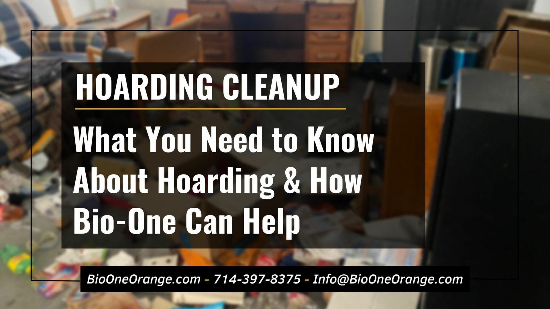 What You Need to Know About Hoarding & How Bio-One Can Help