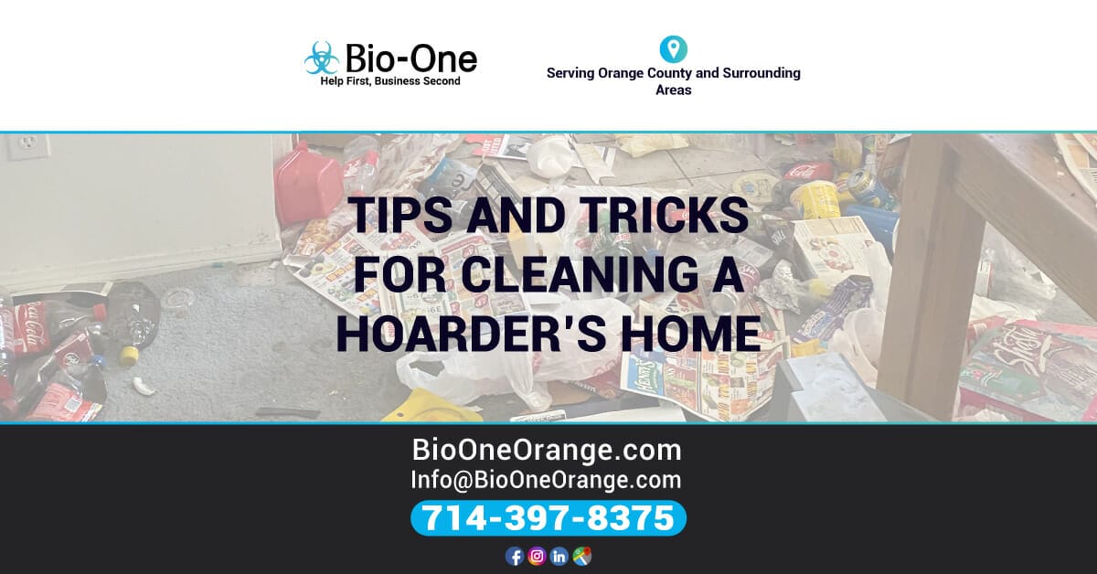Tips and Tricks for Cleaning a Hoarder's Home Safely and Effectively.