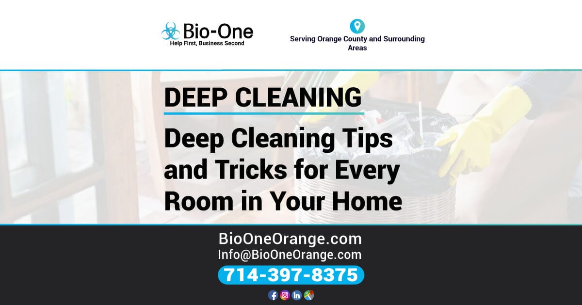 Deep Cleaning Tips and Tricks for Every Room in Your Home