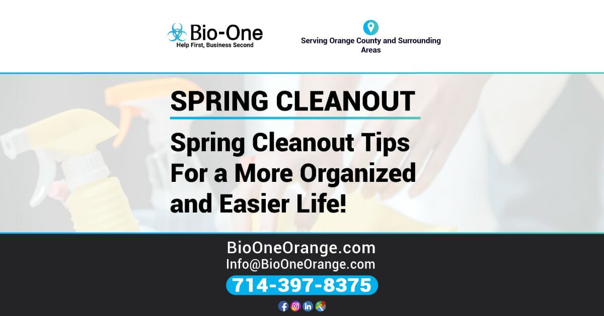 Spring Cleanout Tips For a More Organized and Easier Life!